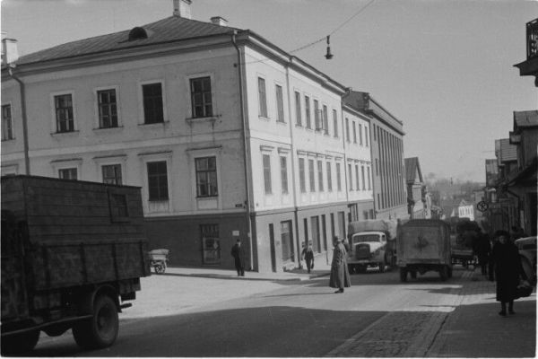 foto: riia ja tähe tänava nurk 1942. a. fotograaf teadmata