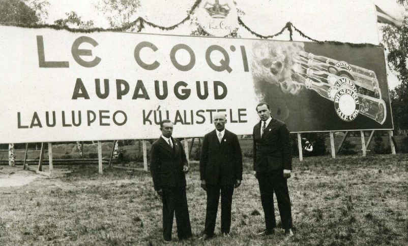 foto: Laulupeotervitus A. Le Coqilt 1926. a.