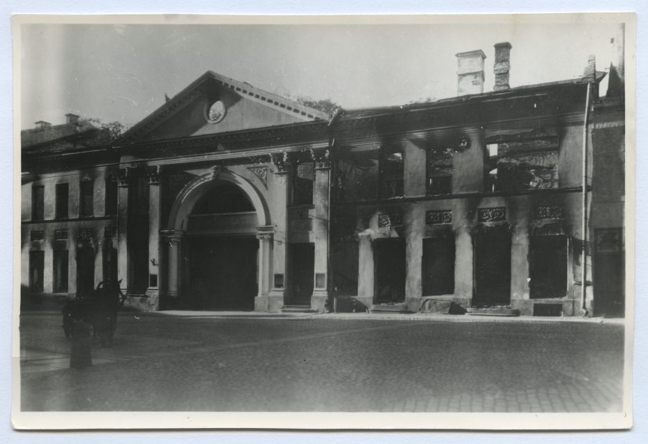 foto: Kino „Central“ varemed 9. oktoobril 1941