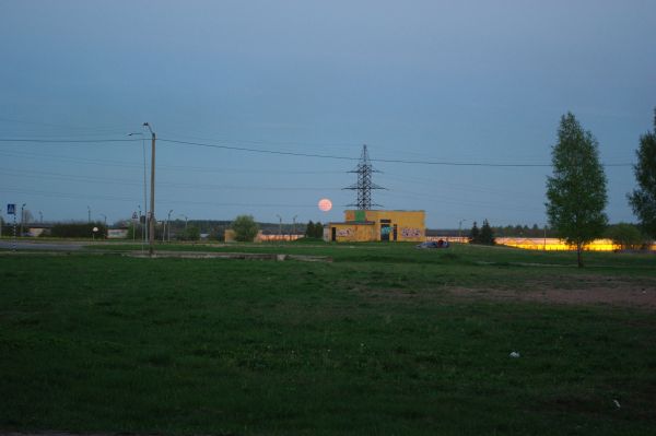 foto: luunja kasvuhooned päikesetõusu ajal