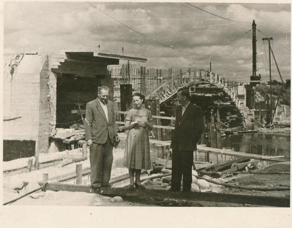 foto: Võidu silla ehitustööd 1952–1956