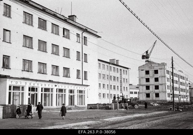 foto: Tiigi tänava uued elumajad 1960ndatel