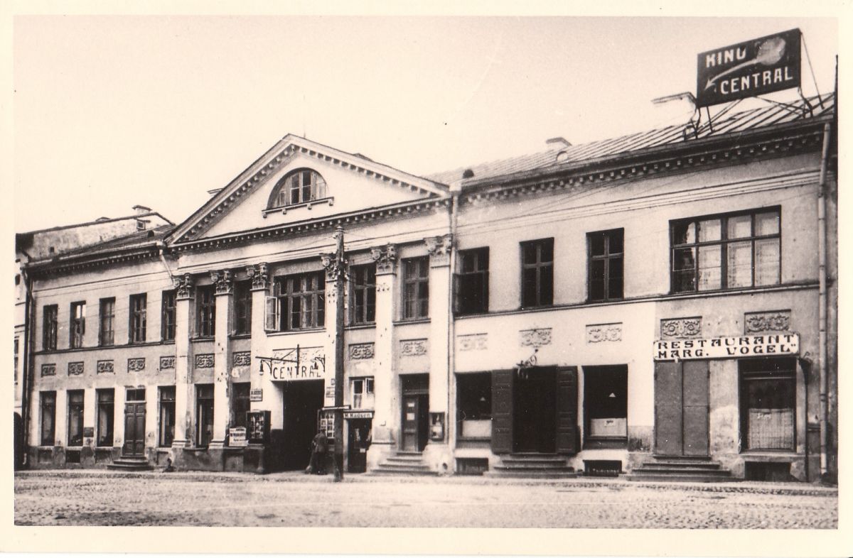 foto: Kino Central ja restoran Vogel enne Teist maailmasõda