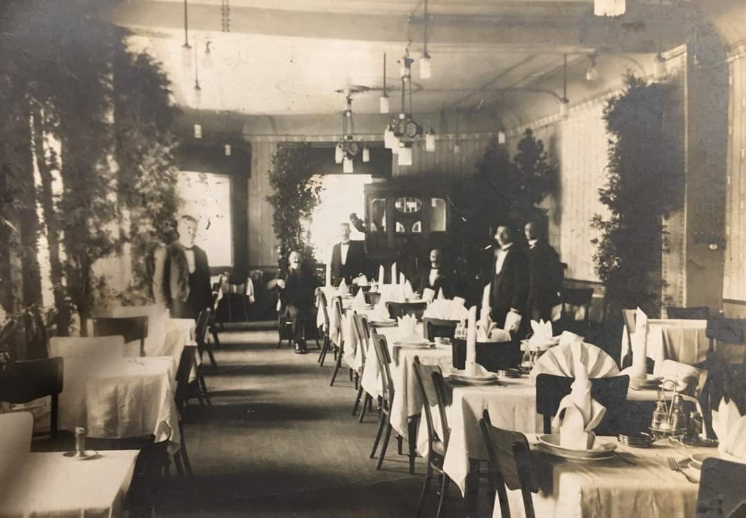 foto: Hotell Bellevue restoran 1916