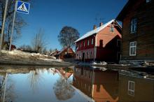 foto: Kevadine suurvesi Marja tänaval märtsis 2006