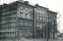 foto: Lõpetatakse ülikooli ühiselamu Pälsoni 23 (Pepleri 23) ehitamist, 1953