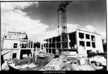 foto: Tartu Kaubahalli ehitustööd 1989