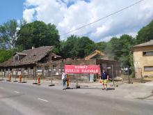 foto: Kunstikooli ühika lammutamine Kuperjanovi tn suvel 2020