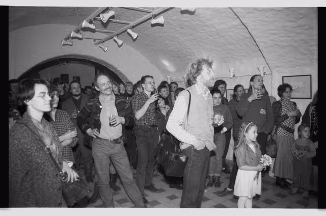 foto: Näituse "Defekt III" avamine Illegaardis 1992. a.