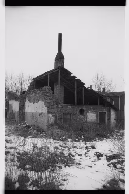 foto: Lagunenud maja Kõrvitsa tänaval 1992. a.